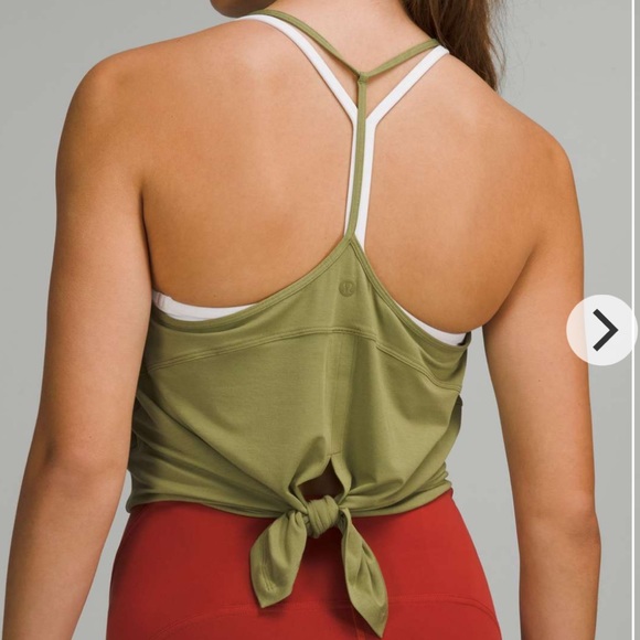 LULULEMON Modal-Silk Yoga Tank Top
Bronze Green SZ 6 - Picture 2 of 4